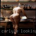 Carlyle, looking